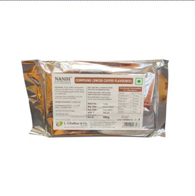Nandi Swiss Coffee Flavoured Chocolate Compound 500gm