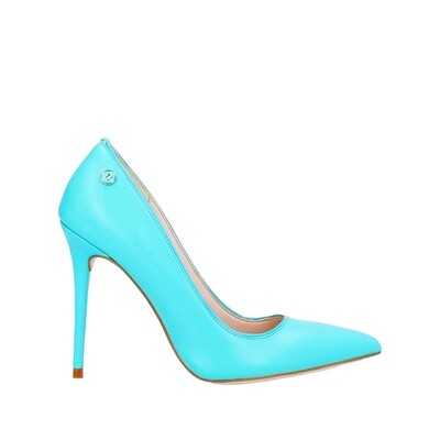 Turquoise high heel pump faux leather - Trussardi Jeans