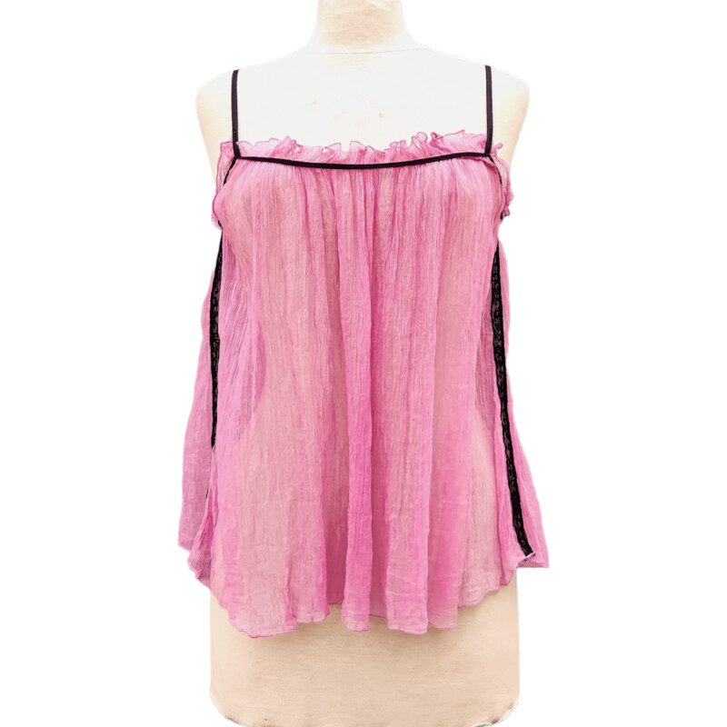 Pink top thin straps - Sonia Rykiel - Size M