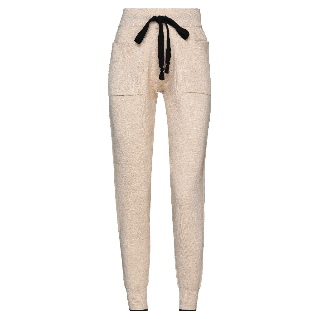 Pantalon jogging femme laine beige chiné - style habillé - No Secrets 