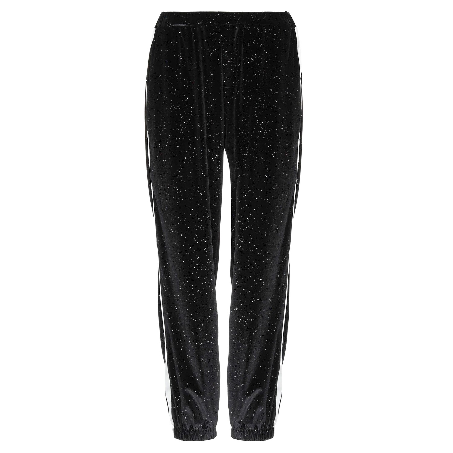 Jogging velours femme noir pailleté - taille M/28