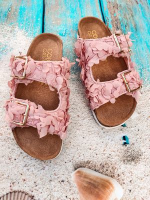 Mules Femme Rose - Fleurs - Taille 36