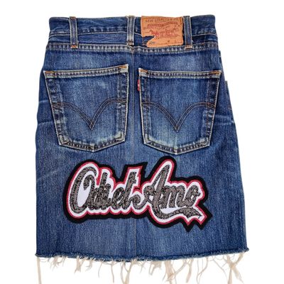 Levi&#39;s Straight Denim Skirt with Sequins - Women