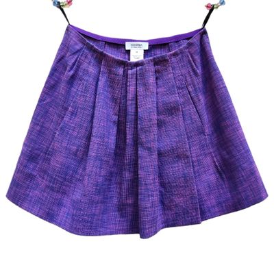 Purple Short Flared Skirt - Sonia Rykiel - Women