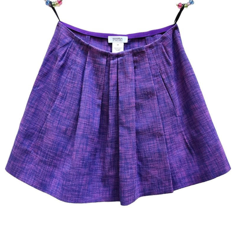 Purple Short Flared Skirt - Sonia Rykiel - Women