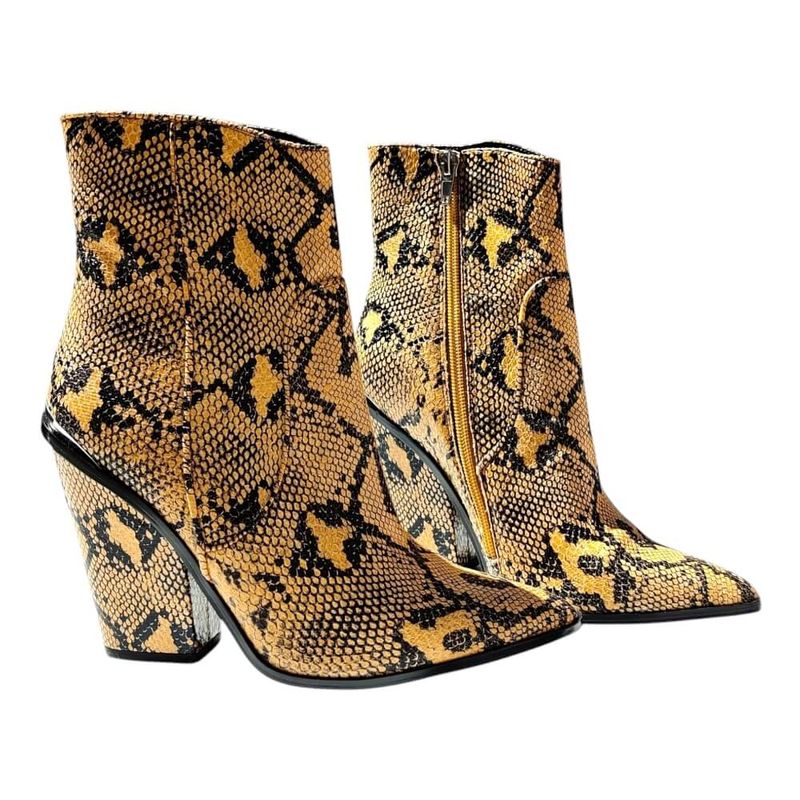 Python Western Ankle Boots for Women - Steve Madden