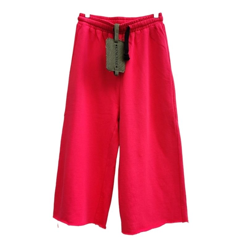 Long Women&#39;s Sports Bermuda in Pink Cotton