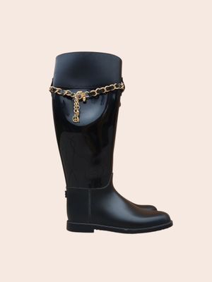 Bottes de pluie femme Moschino taille 38