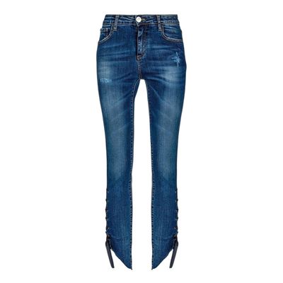Jean court skinny lacets - 26 28
