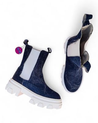 Bottines chelsea - chunky en jean - 36 • 37