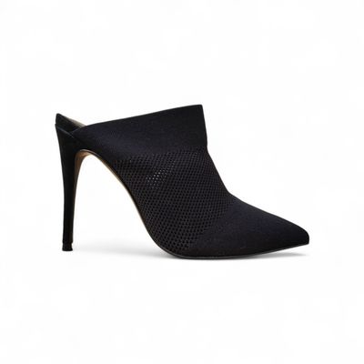 Mule femme noir talon aiguille bout pointu 38/39