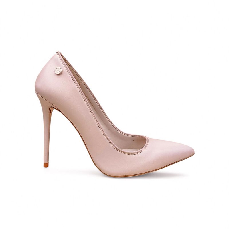 Escarpin beige rosé talon aiguille 40