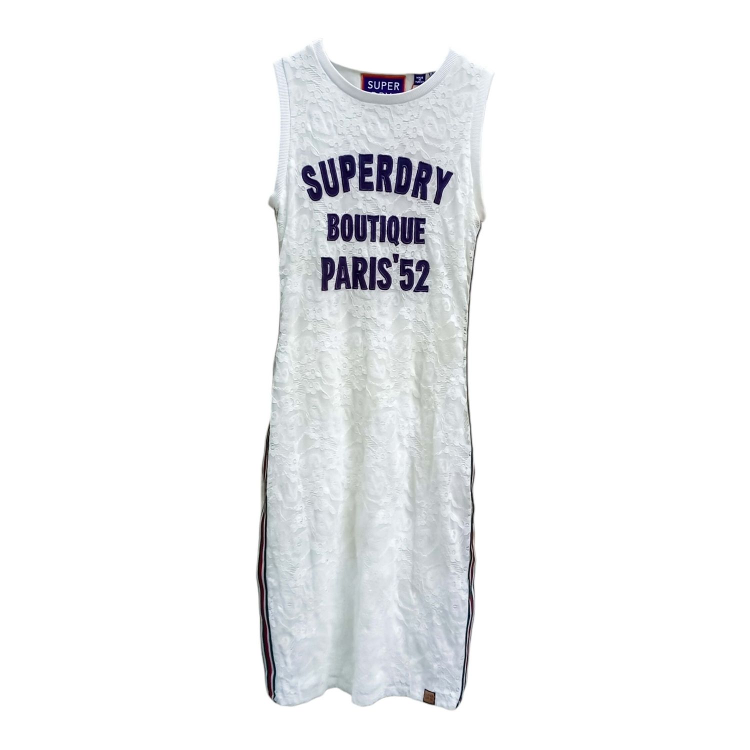 Robe dentelle blanche Superdry - 38