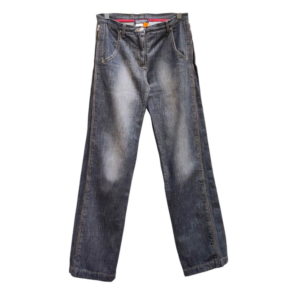 jean droit gris foncé vintage sonia rykiel femme