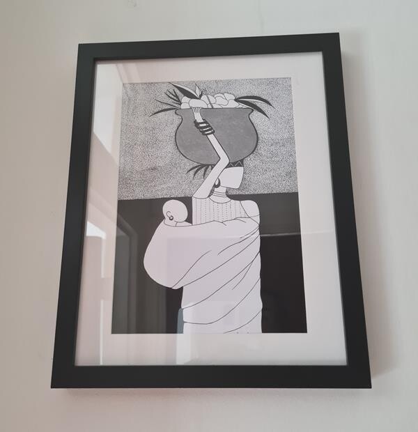 The Traveller (framed print)