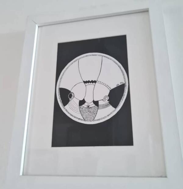 Three Queens (framed print)