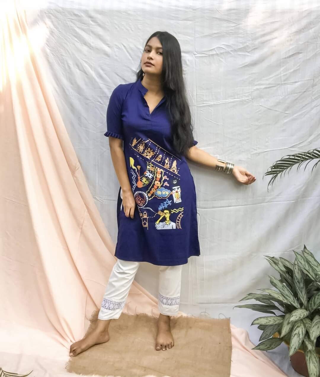 Royal Ray blue Kurti