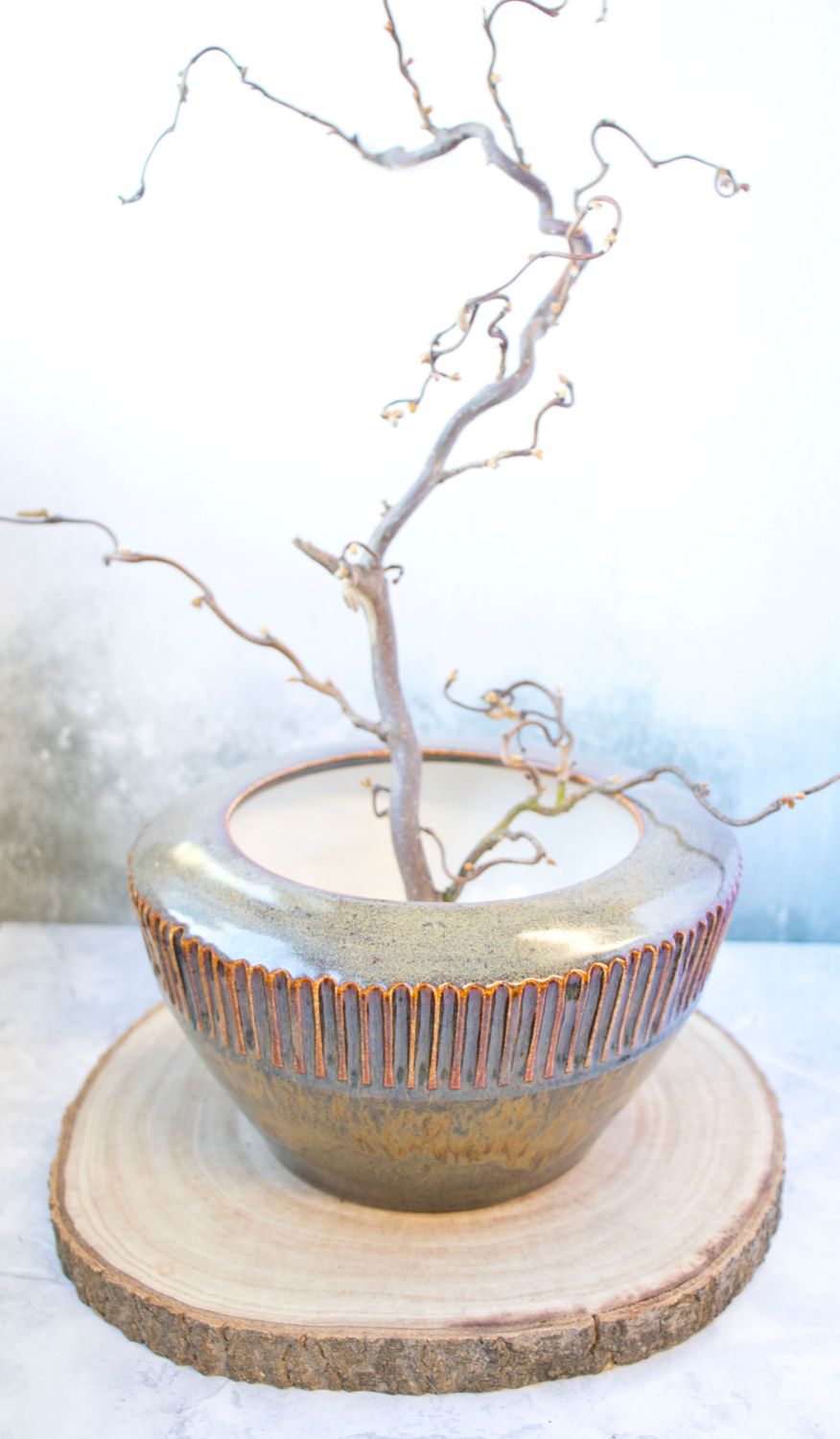 Ridged Centrepiece Bowl