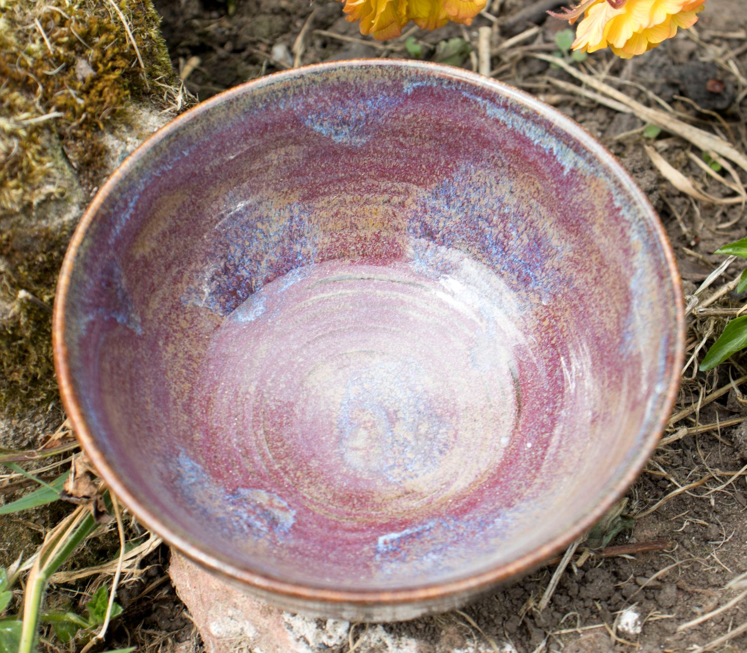 Mottled Purple Bowl