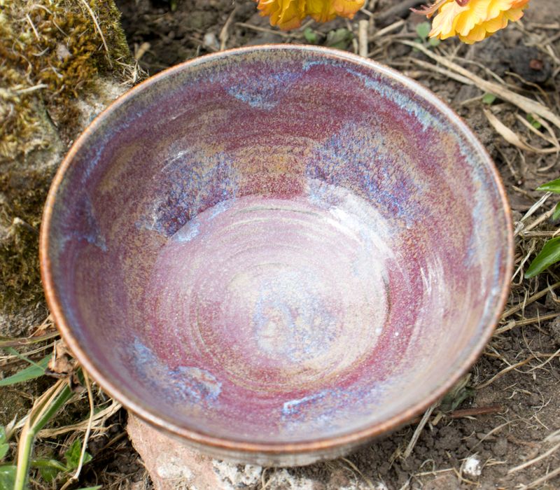 Mottled Purple Bowl
