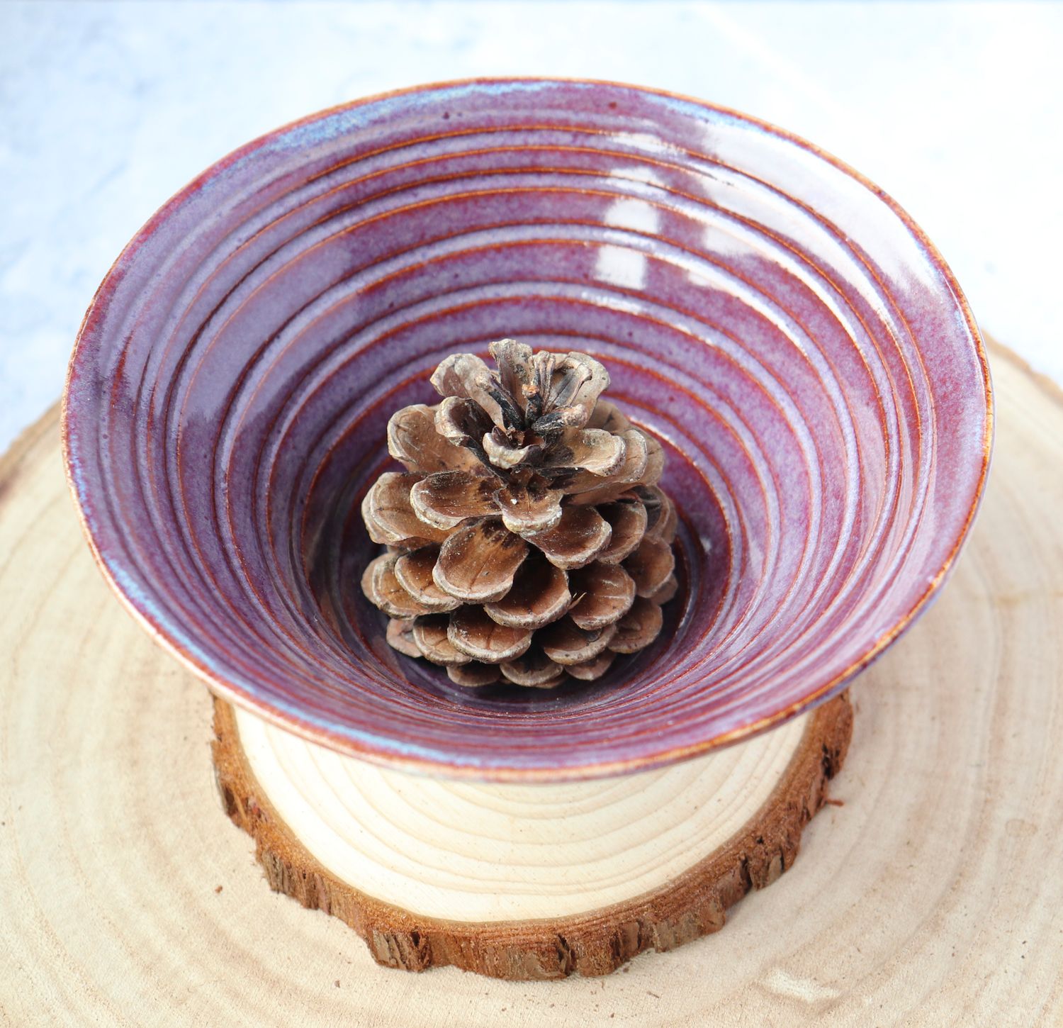 Purple Swirl Bowl