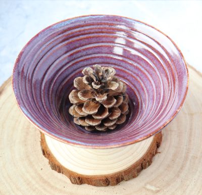 Purple Swirl Bowl