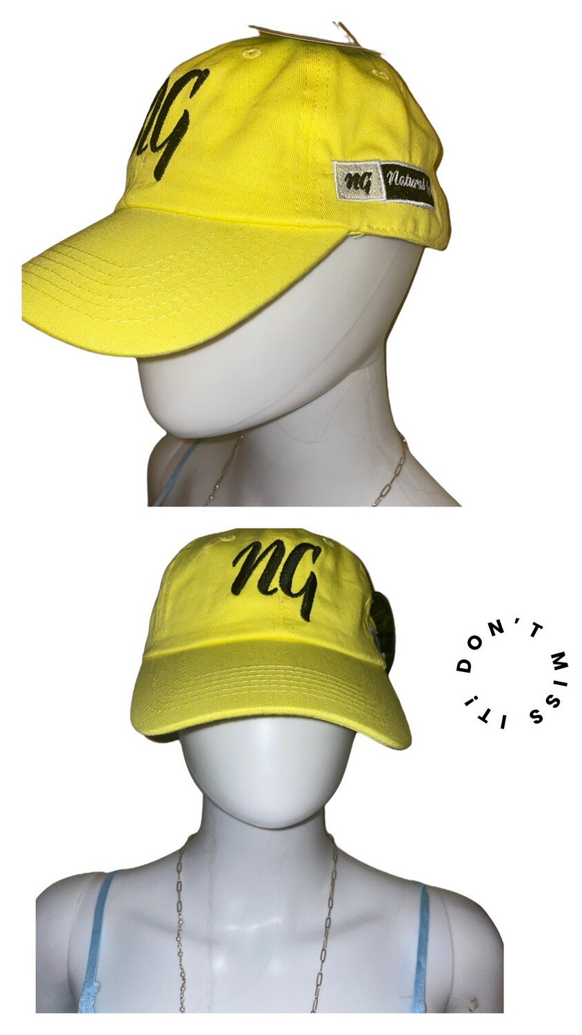 Yellow NaturalGirl Fashion Hat NG