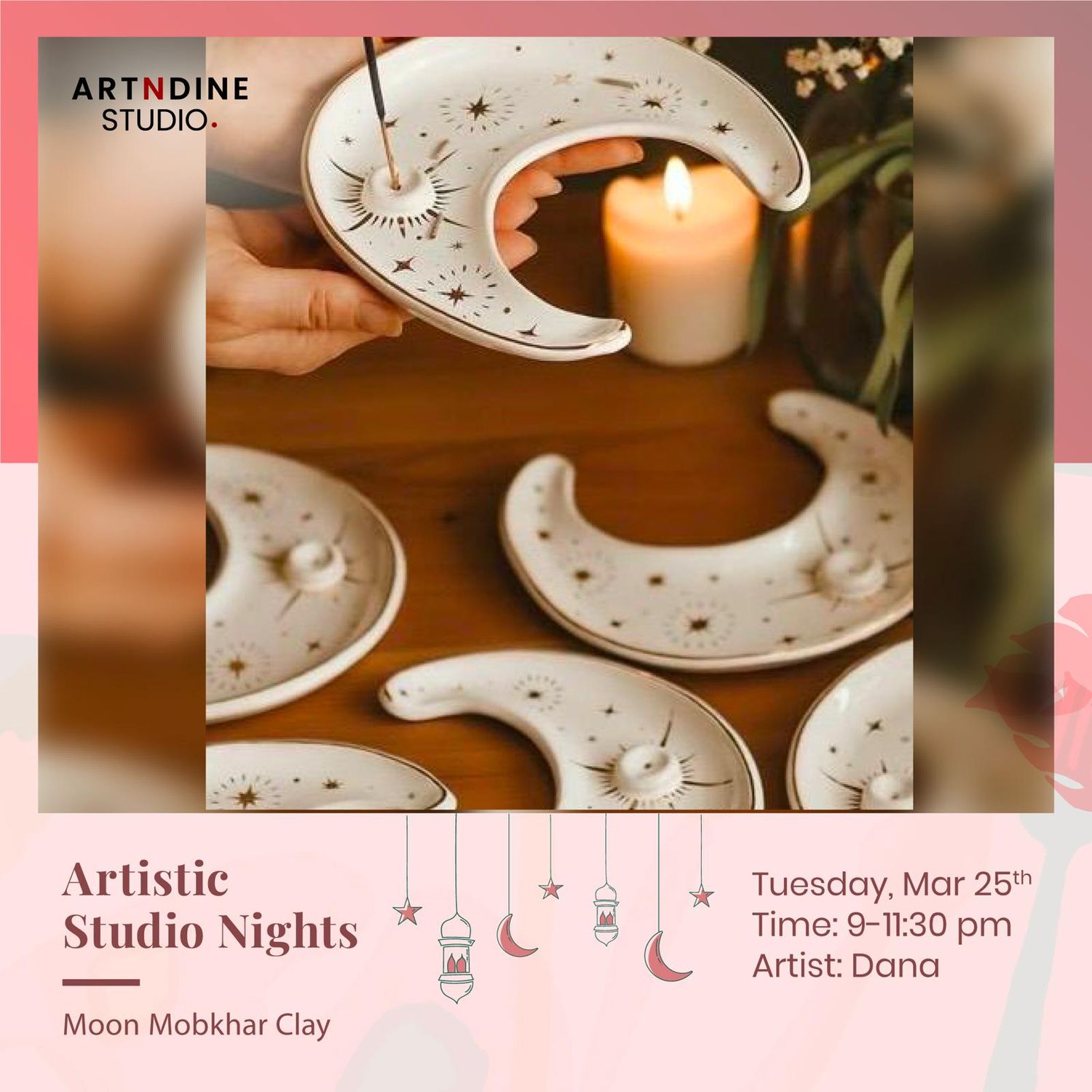 MOON CLAY MOBKHAR, RAMADAN ARTISTIC NIGHTS - TUES MAR 25TH, 9-11:30PM