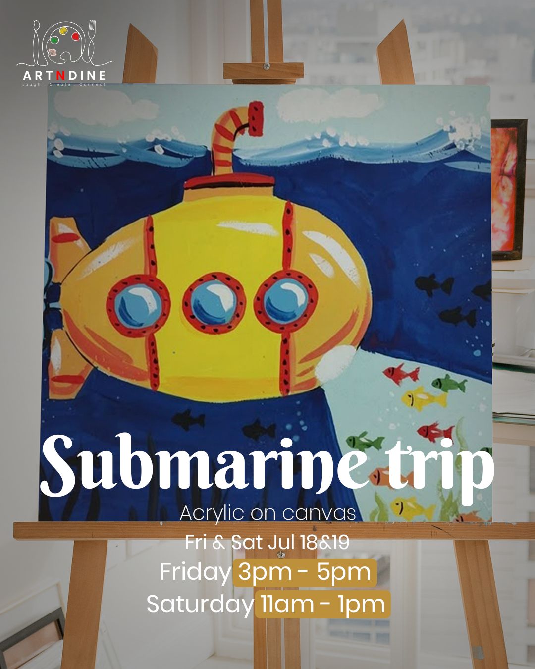 Friday Kids Club - July 18th in AlAndalus Complex - From 3:00PM - 5:00PM - Submarine Trip