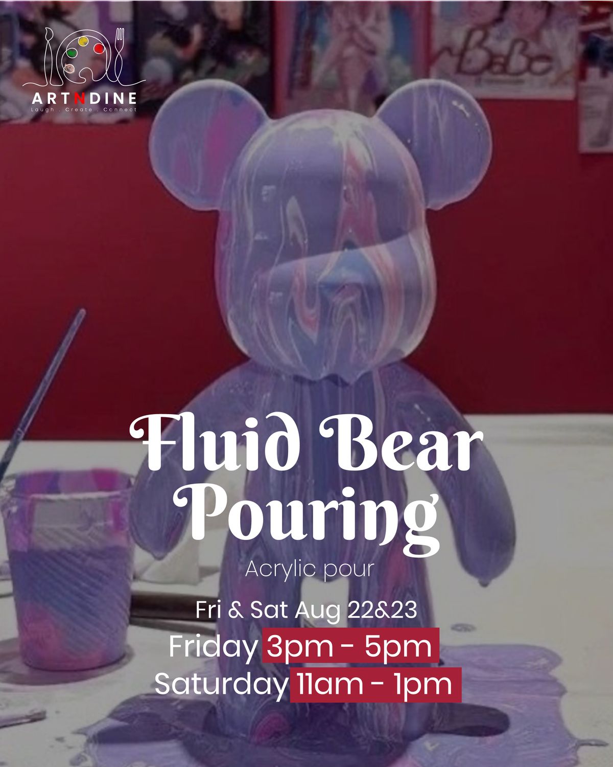 Friday Kids Club - August 22nd in AlAndalus Complex - From 3:00PM - 5:00PM - Fluid Bear Pouring
