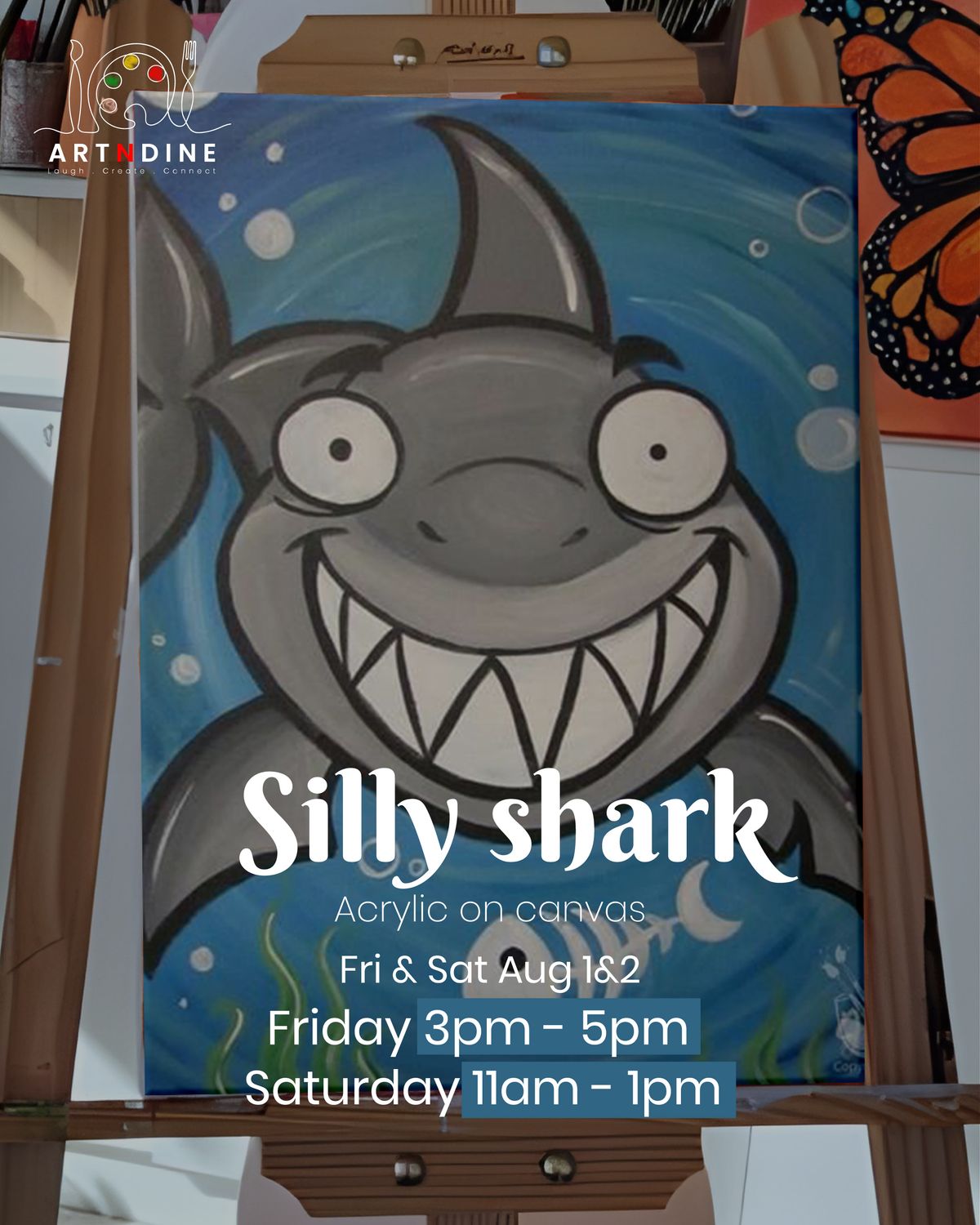 Saturday Kids Club - August 2nd in AlAndalus Complex - From 11:00AM - 1:00PM - Silly Shark