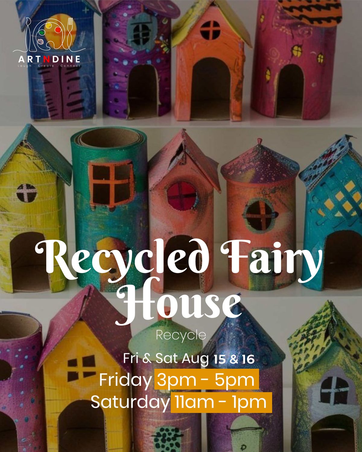 Friday Kids Club - August 15th in AlAndalus Complex - From 3:00PM - 5:00PM - Recycled Fairy House