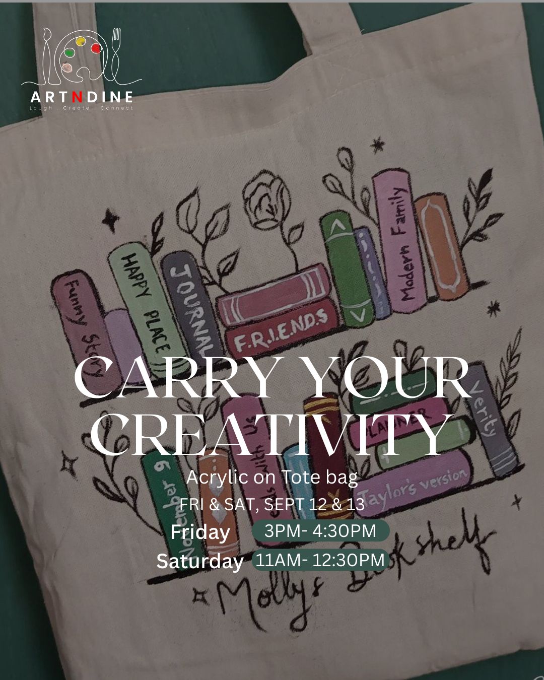 Friday Kids Club - September 12th in AlAndalus Complex - From 3:00PM - 4:30PM - Carry your Creativity
