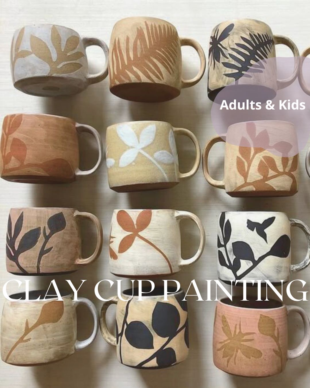 CLAY CUP PAINTING
