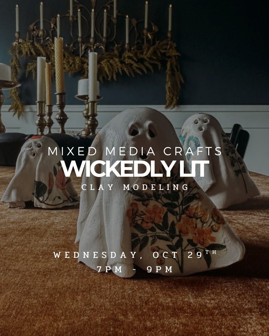 WICKEDLY LIT - MIXED MEDIA CRAFTS - WED, OCT 29TH, 7-9PM