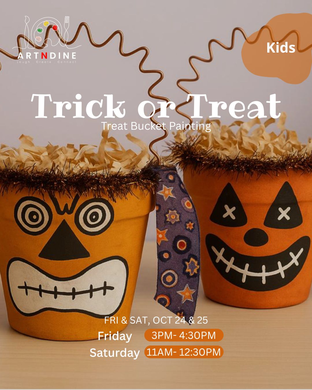 Saturday Kids Club - October 25th in AlAndalus Complex - From 11:00AM - 12:30PM - Trick or Treat