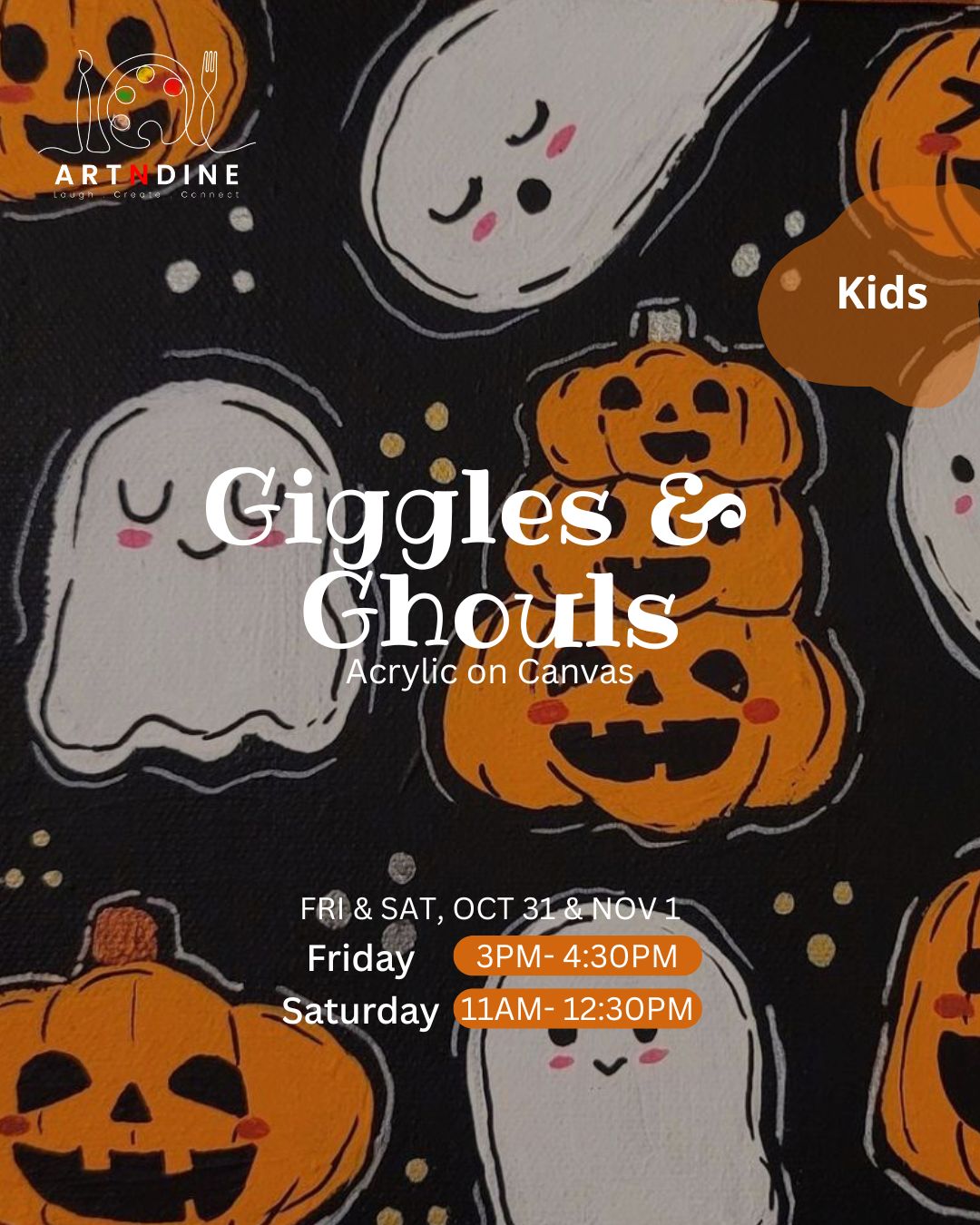Saturday Kids Club - November 1st in AlAndalus Complex - From 11:00AM - 12:30PM - Giggles &amp; Ghouls