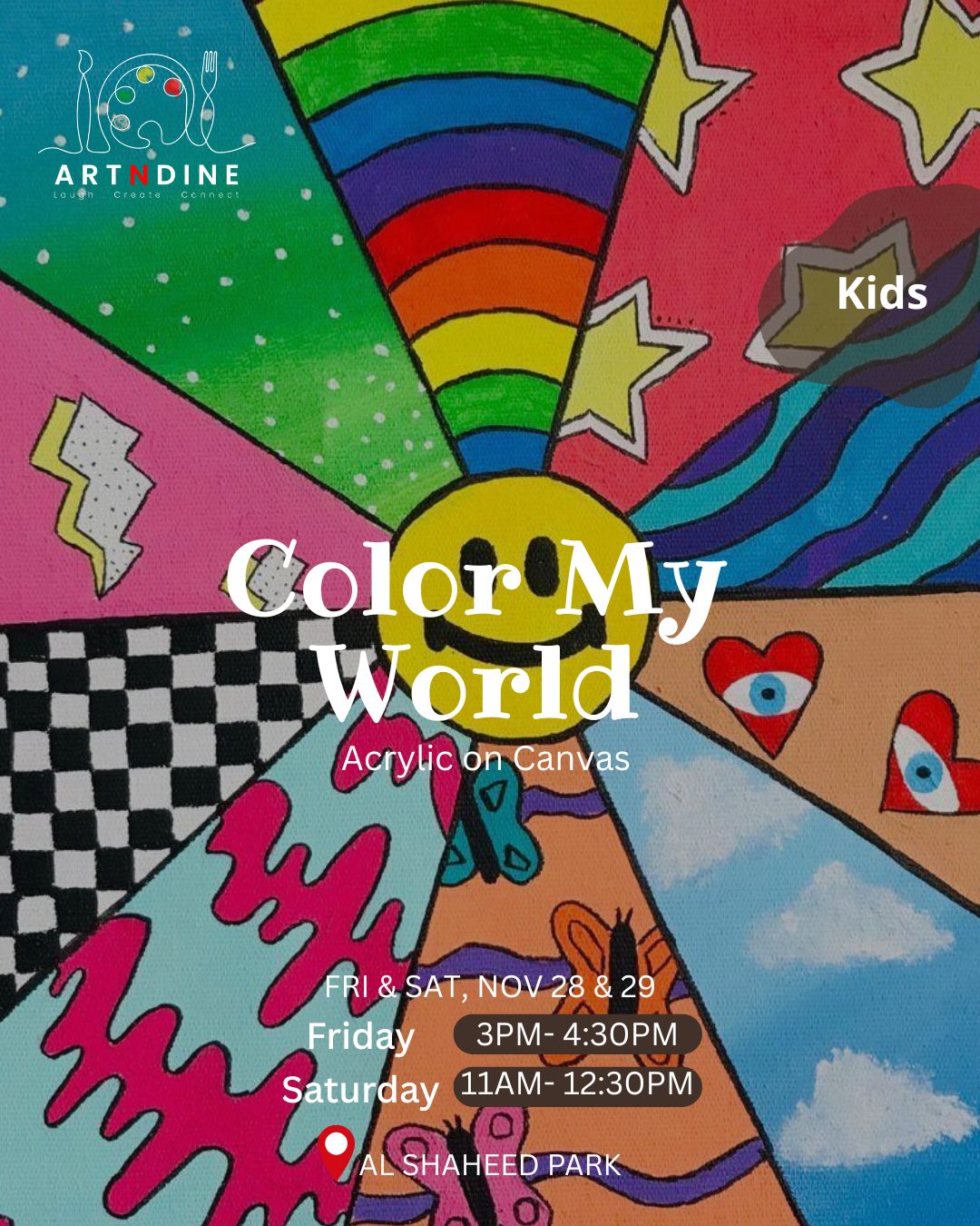 Friday Kids Club - November 28th in AlShaheed Park - From 3:00PM - 4:30PM - Color My World