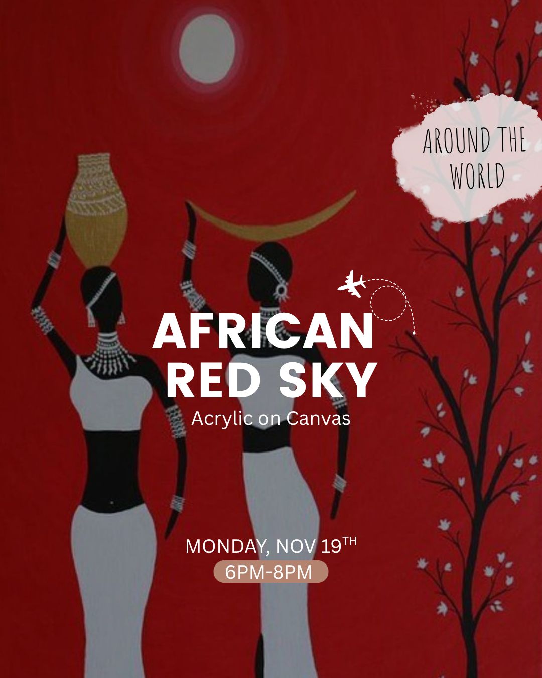 AFRICAN RED SKY - AROUND THE WORLD - WED. NOV 19TH, 6-8PM - IN AL SHAHEED PARK