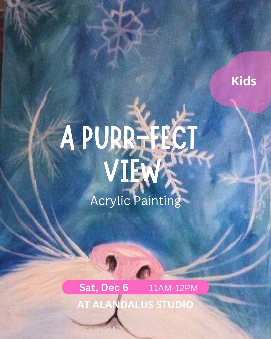 Saturday Kids Club - December 6th in AlAndalus Complex - From 11:00AM - 12:00PM - A Purrfect View