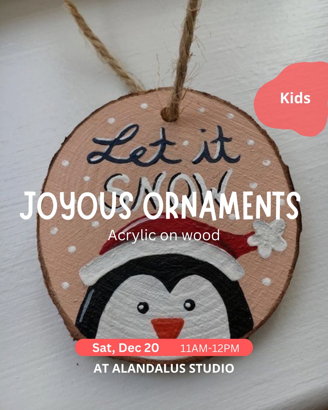 Saturday Kids Club - December 20th in AlAndalus Complex - From 11:00AM - 12:00PM - Joyous Ornaments