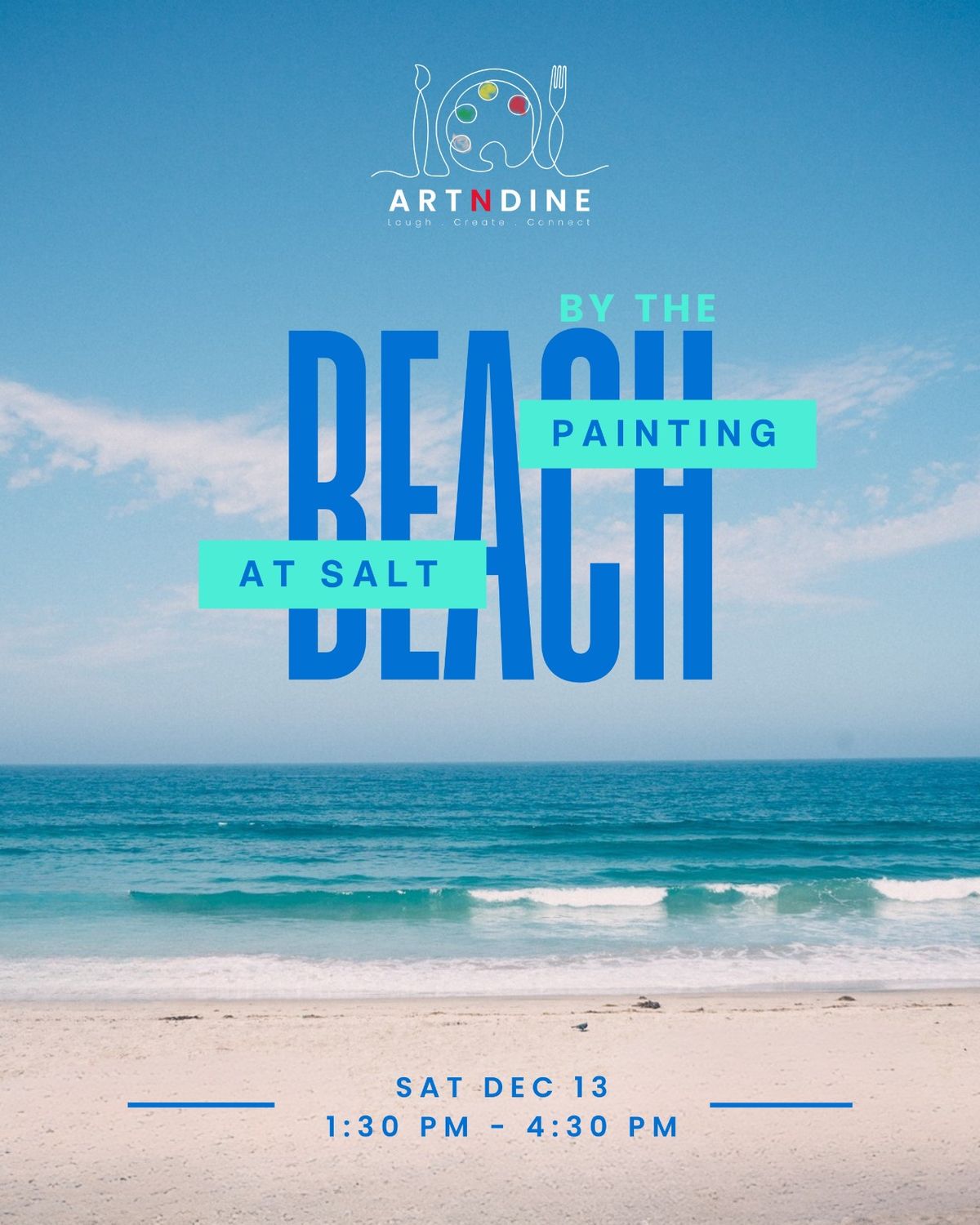 Saturday 13th of Dec. &quot;BY THE BEACH&quot; Painting Event, at Salt