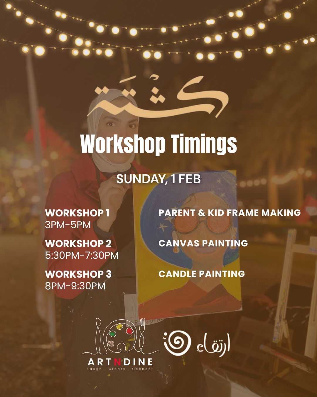 The Kashta Workshops - Sunday 1st Feb.