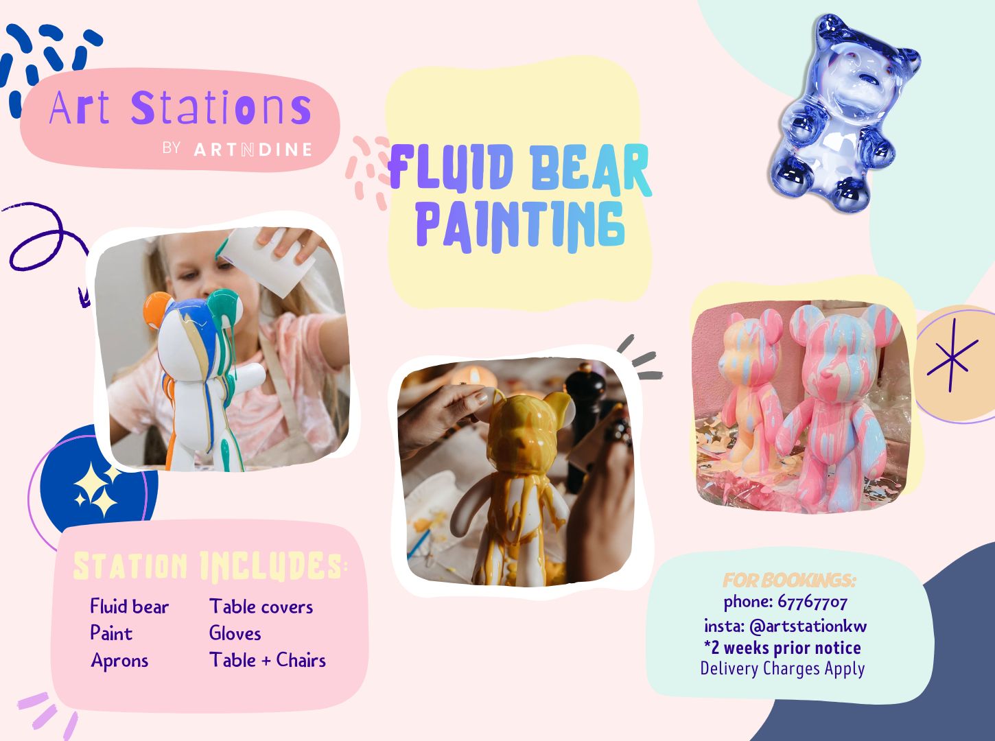 Fluid Bear Painting Activity