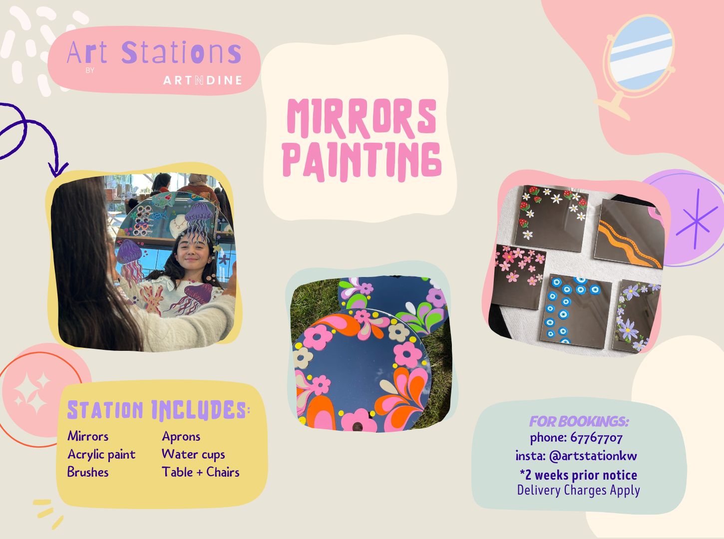 Mirrors Painting Activity