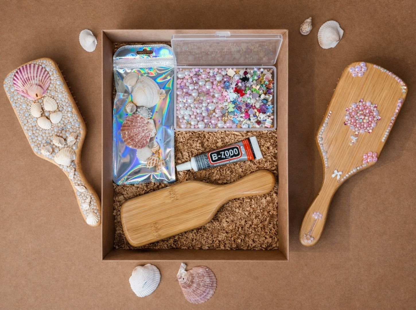 Hairbrush Decorating DIY