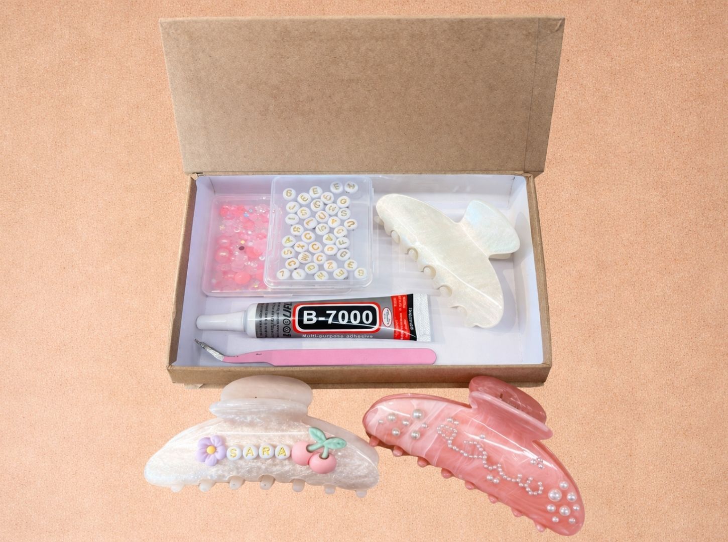 Hairclip Decorating DIY