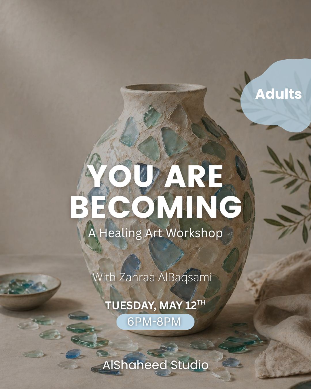 YOU ARE BECOMING - ARTISTIC NIGHTS - TUES. MAY 12TH, 6:00PM-8:00PM