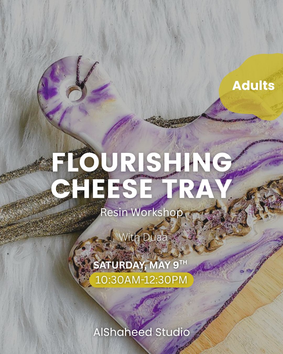 FLOURISHING CHEESE TRAY - SAT. MAY 9TH, 10:30AM-12:30PM