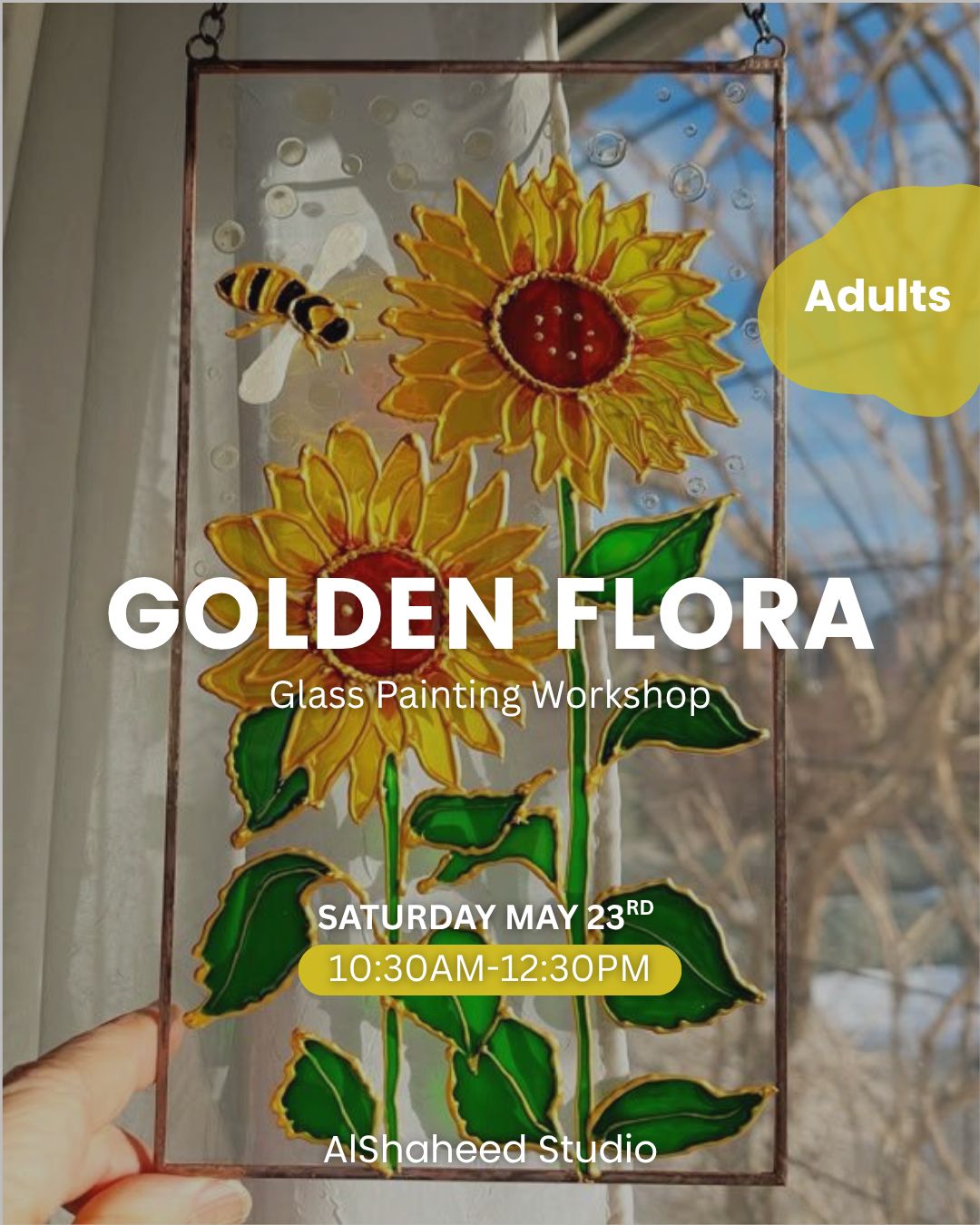 GOLDEN FLORA - SAT. MAY 23RD, 10:30AM-12:30PM